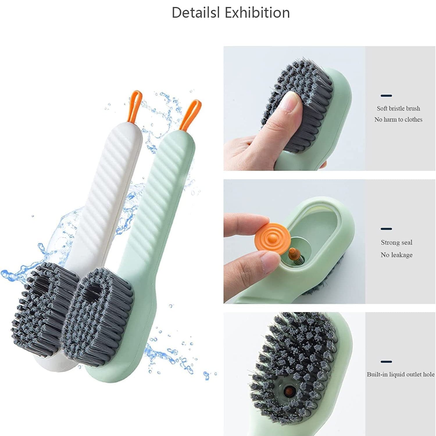 17928 Multifunctional Scrubbing Brush with Liquid / Soap Dispenser, Cleaning Brush with Liquid / Soap Dispenser, Shoe Brush for Cleaning, Cloth Cleaning Brush with Handle Liquid Shoe Brush For Shoe Clothes (1 Pc) 17928 Multifunctional Scrubbing Brush with Liquid / Soap Dispenser, Cleaning Brush with Liquid / Soap Dispenser, Shoe Brush for Cleaning, Cloth Cleaning Brush with Handle Liquid Shoe Brush For Shoe Clothes (1 Pc)